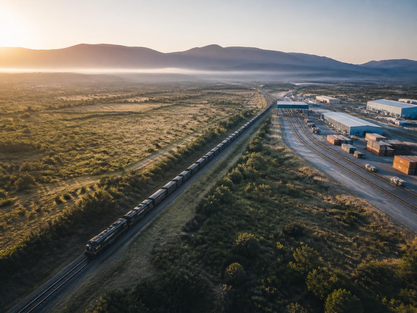 Freight rail connecting inland African markets to global trade corridors